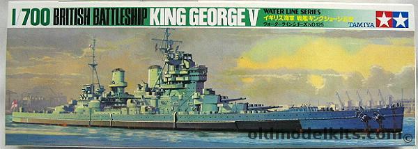 Tamiya 1/700 BB HMS King George V, 77525  plastic model kit